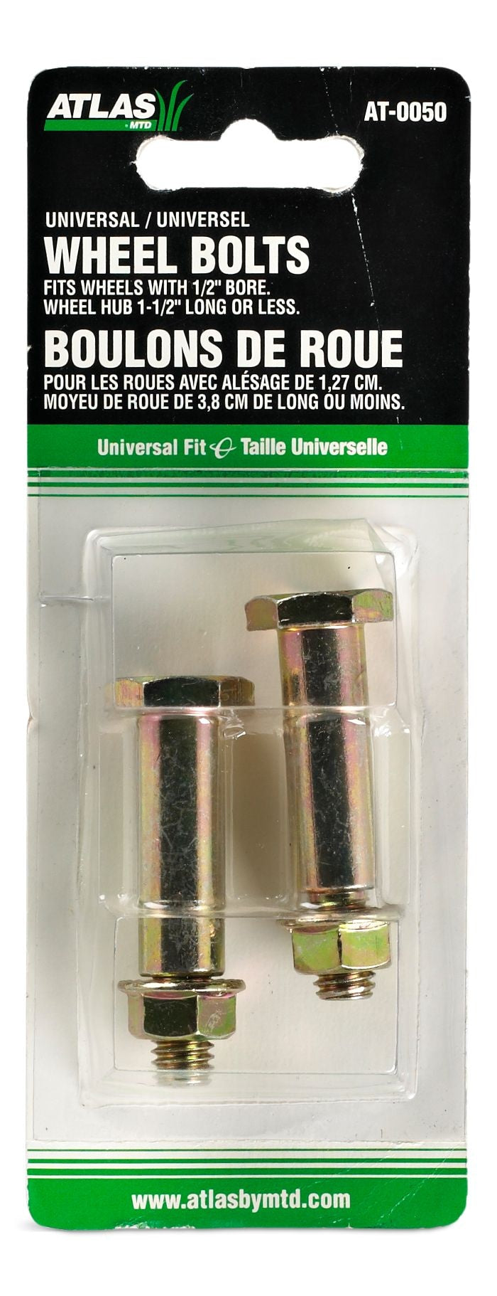 Universal Lawn Mower Wheel Bolts, 2-pk, 1-1/2-in Q5Z2 - product image 7