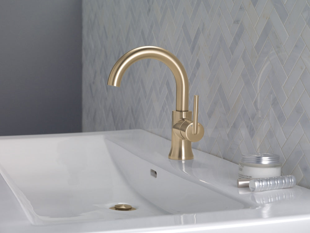 1-Handle High-Arc Lavatory Faucet, Champagne Bronze G9J3 - product image 7