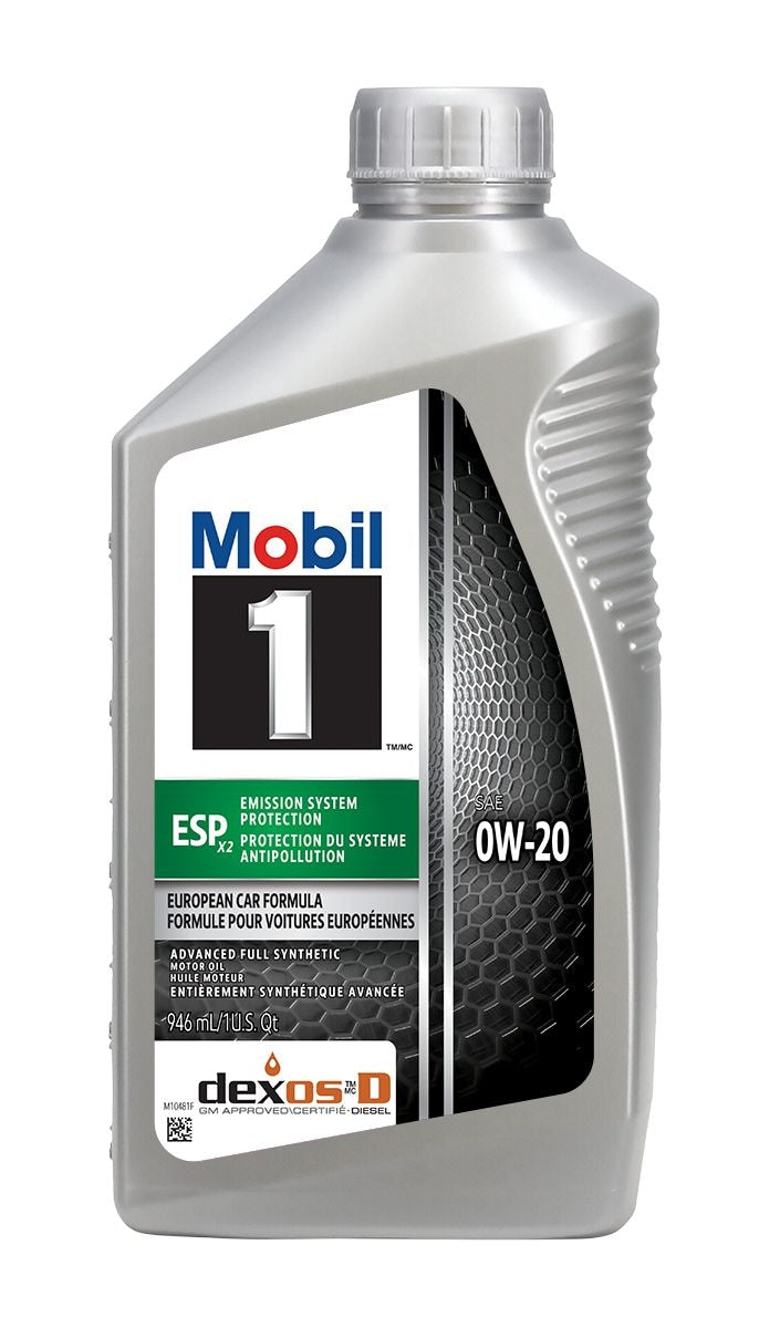 1 ESP Emission System Protection X2 Advanced Fuel Economy 0W20 Synthetic Engine/Motor Oil, 946-mL N2M8 - product image 1