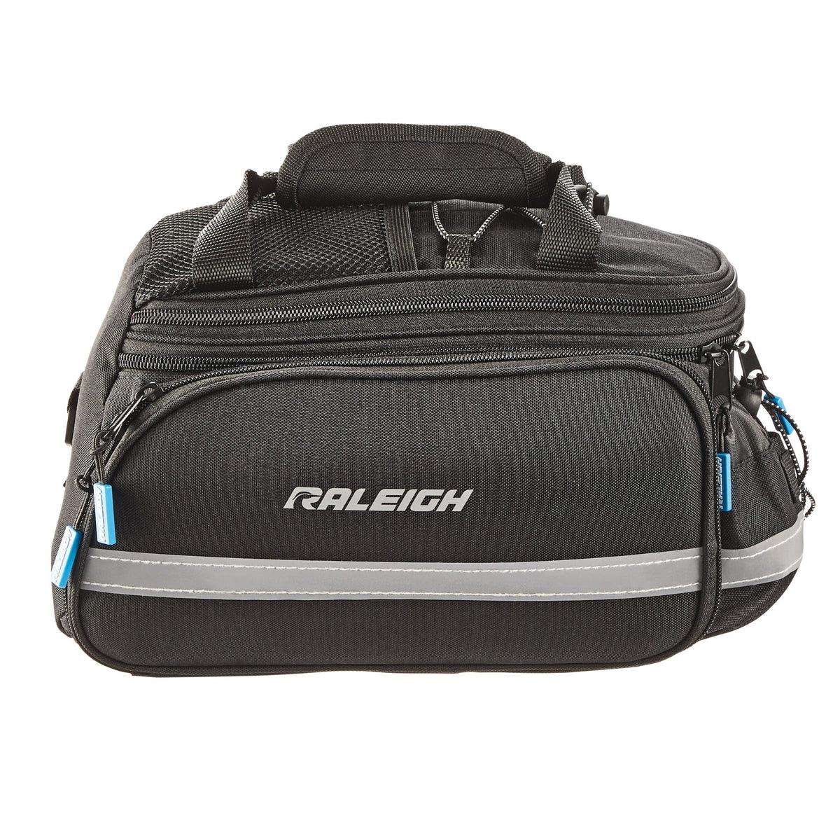 Expandable Rack Top Bike Bag withRemovable Carry Strap & Reflective Strip, Black I6G6 - product image 3