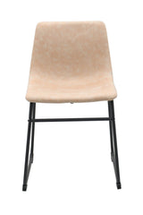 Rachel Vintage Beige Fabric Upholstered Dining Chair, 2-pc I9W0 - product image 1