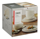 Highbury Ribbed New Bone Dinnerware Set, Serves 4, 12-pc, White K9B0 - product image 2