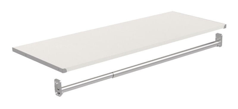 Modular Shelf & Hang Rod Kit, White Q2Z2
