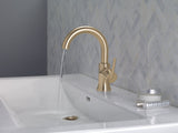 1-Handle High-Arc Lavatory Faucet, Champagne Bronze G9J3 - product image 6