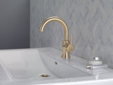 1-Handle High-Arc Lavatory Faucet, Champagne Bronze G9J3 - product image 7