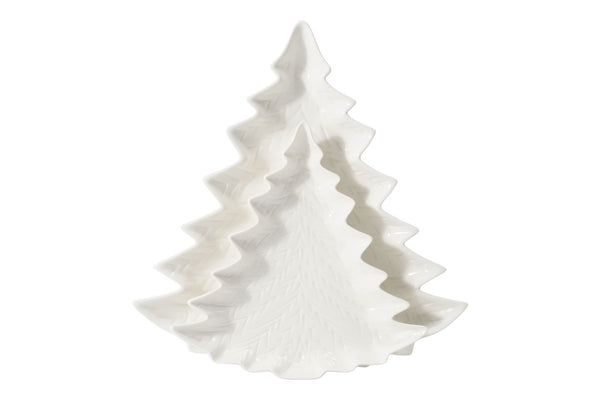 & Co Embossed Porcelain Tree Serving Plates, 2-pk H6R7