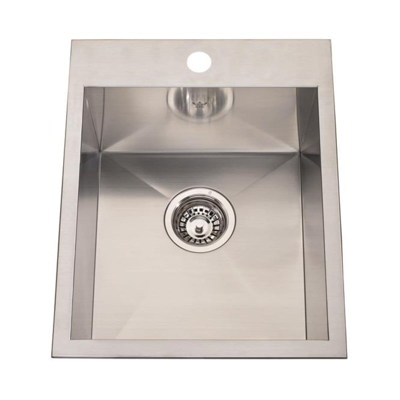 1-Hole/1-Bowl Dual Mount Stainless Steel Sink F1M7