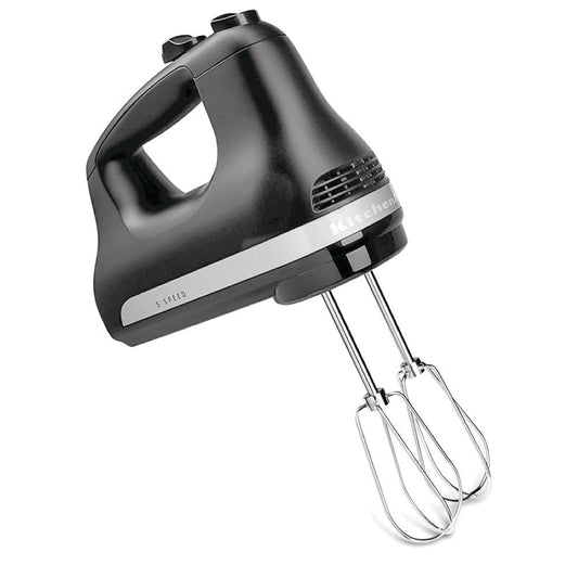 Kitchen Aid Compact 5-Speed Hand Mixer with Stainless Steel Accessories, Black J2P9 - product image 1