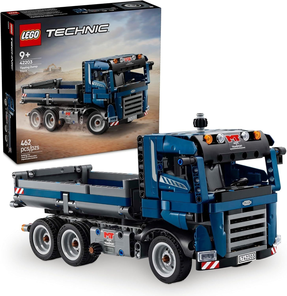 Technic Tipping Dump Truck Building Set - 42203, 462-pcs, Ages 9+ A8J9 - product image 1