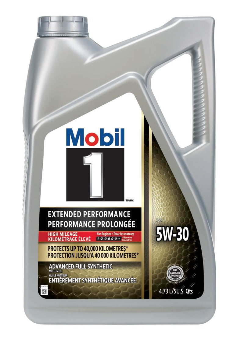 1 Extended Performance High Mileage 5W30 Synthetic Engine/Motor Oil, 4.73-L D8W3