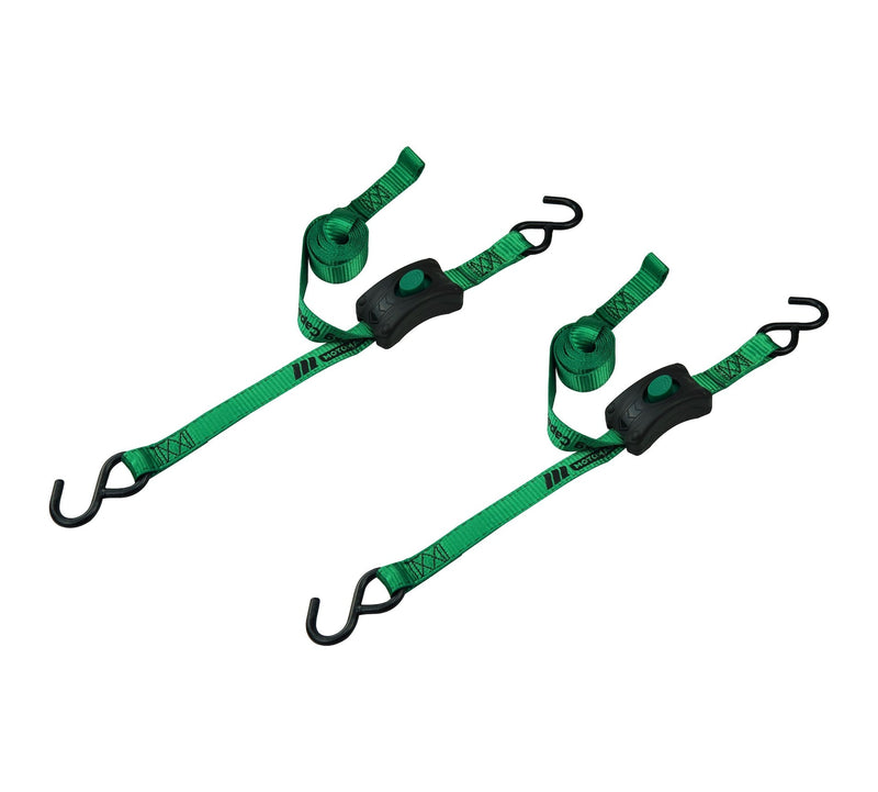 1,200-lb Cam Buckle Tie Down, Quick Release, 1-in x 6-ft, 2-pk A5V9