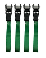1,500-lb Padded Ratchet Tie Down Straps, 1-in x 14-ft, 4-pk X2F7 - product image 2