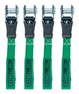 1,500-lb Padded Ratchet Tie Down Straps, 1-in x 14-ft, 4-pk X2F7 - product image 6