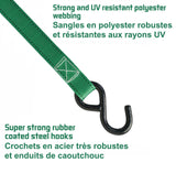 1,500-lb Ratchet Tie Down, with Padded D-Handle, 1-in x 14-ft, 4-pk, Green I3K3 - product image 6