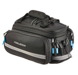 Expandable Rack Top Bike Bag withRemovable Carry Strap & Reflective Strip, Black I6G6 - product image 1