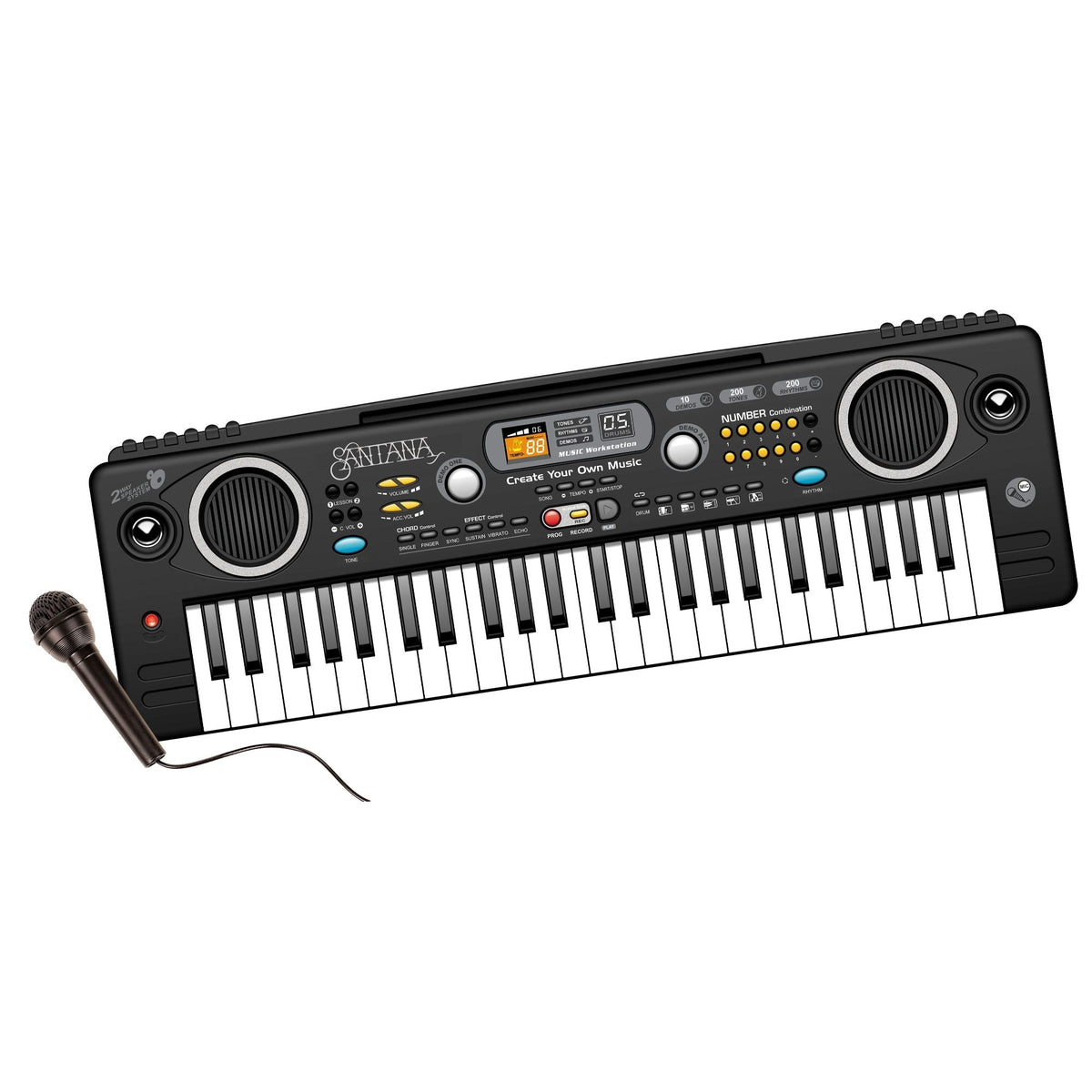49-Key Electronic Keyboard with Microphone E7P6 - product image 1