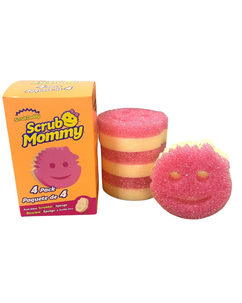 Mommy All Purpose Dual-Sided Scrubber & Cleaning Sponge, 4-pk Z4G3