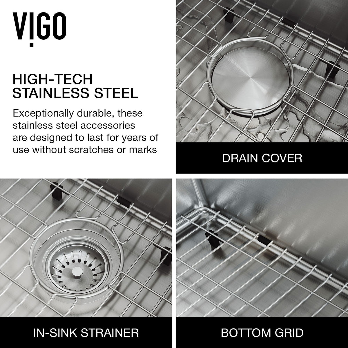 Oxford 1-Bowl Stainless Steel Apron Front Farmhouse Kitchen Sink with Accessories, 30-in A3F0 - product image 5